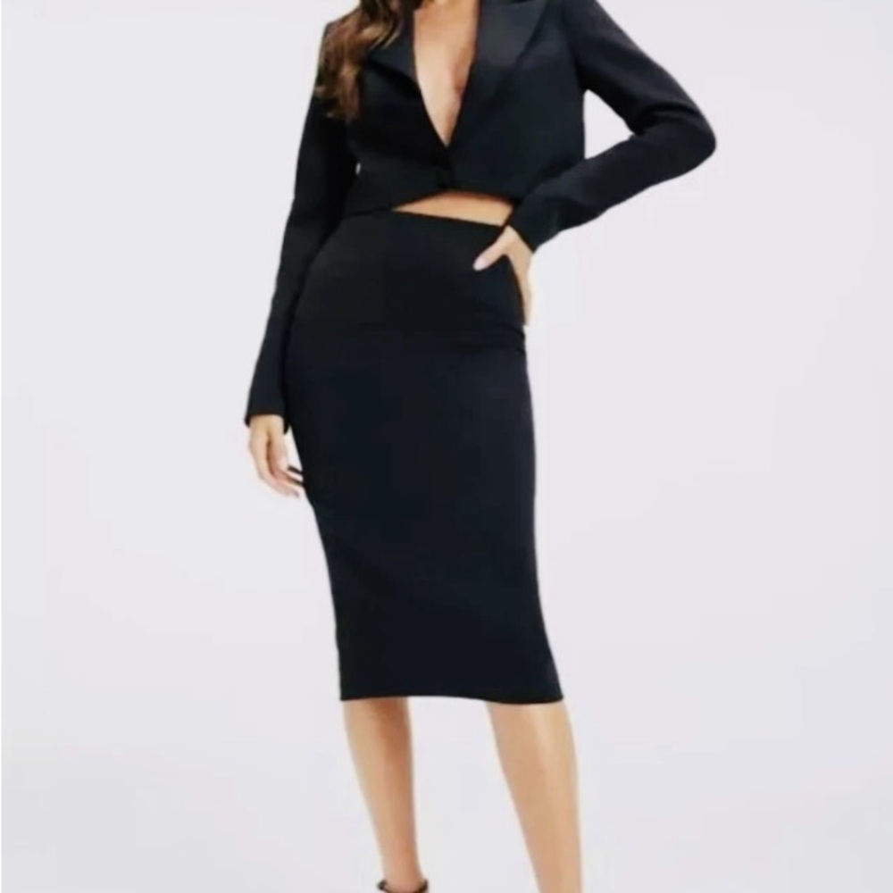 NWT Good American Scuba Pencil Skirt, size 0/xs